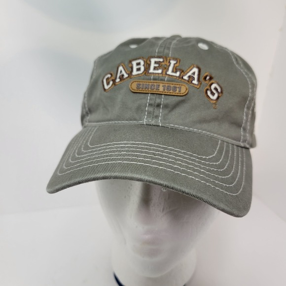 Cabelas Since 1961 Olive Green Hat Cap Grand Opening Lehi Utah‎ Worlds Outfitter - Picture 1 of 11